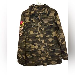 Steve Madden Kids Camouflage Button Down Shirt